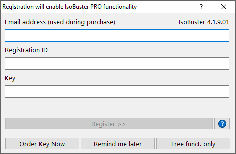 isobuster 4.8 registration id and key