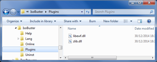 BCC32 compiled LibEWF.dll for IsoBuster