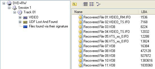 Recover Video Files and Data from DVD with IsoBuster